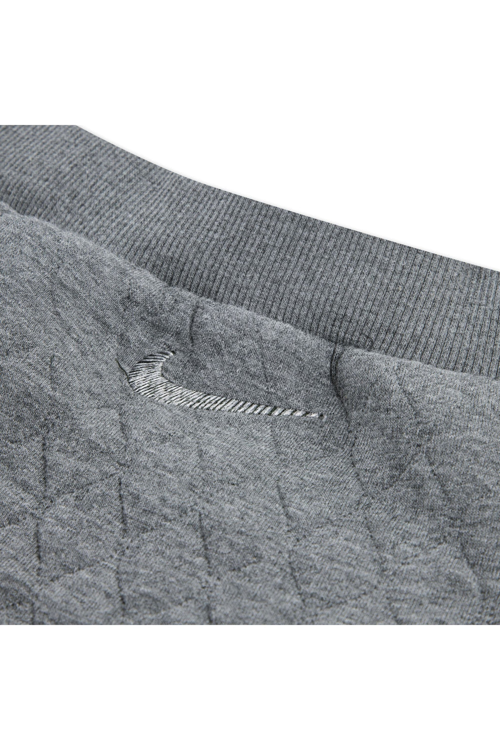 חליפת טרנינג קווילט NIKE אפורה עם לוגו רקום לילדים BLACK / 2Y