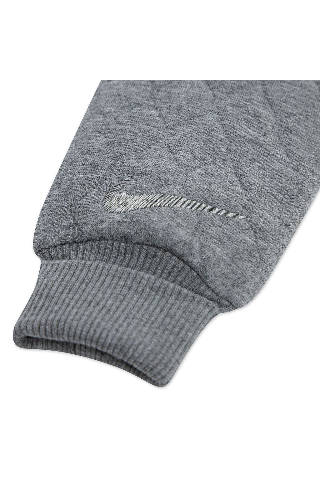 חליפת טרנינג קווילט NIKE אפורה עם לוגו רקום לילדים BLACK / 2Y