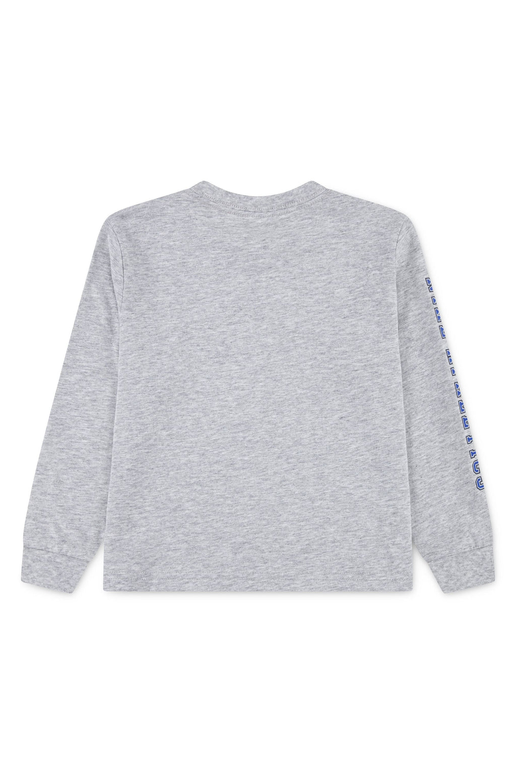 חולצת טישירט NIKE עם הדפס לוגו קולג' לילדים BLACK / 2Y