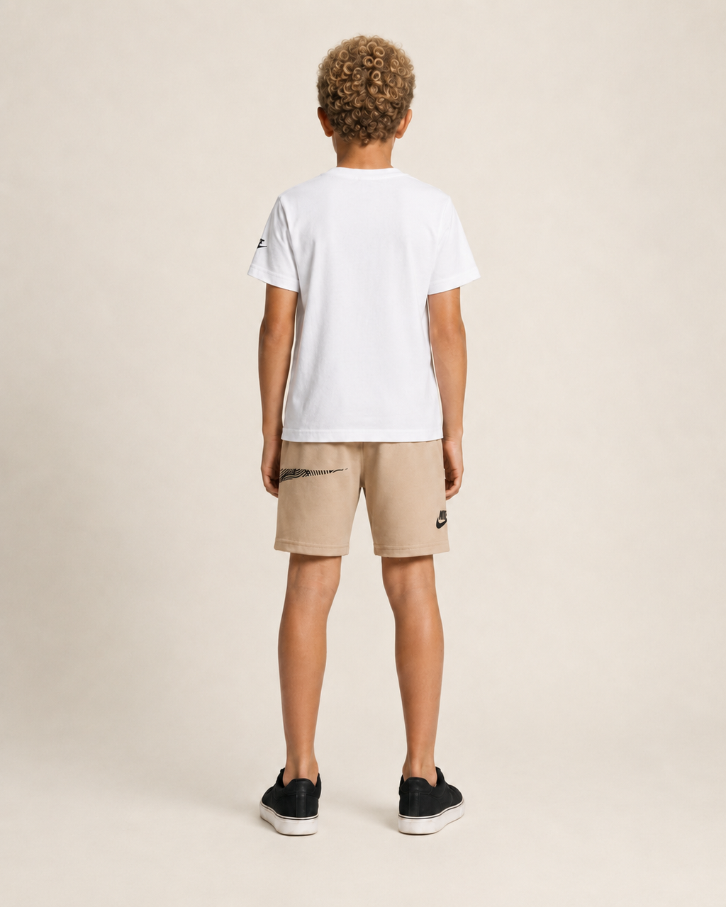 לילדים B NSW ITZ RELAXED JERSEY NIKE חליפת BROWN / 2Y