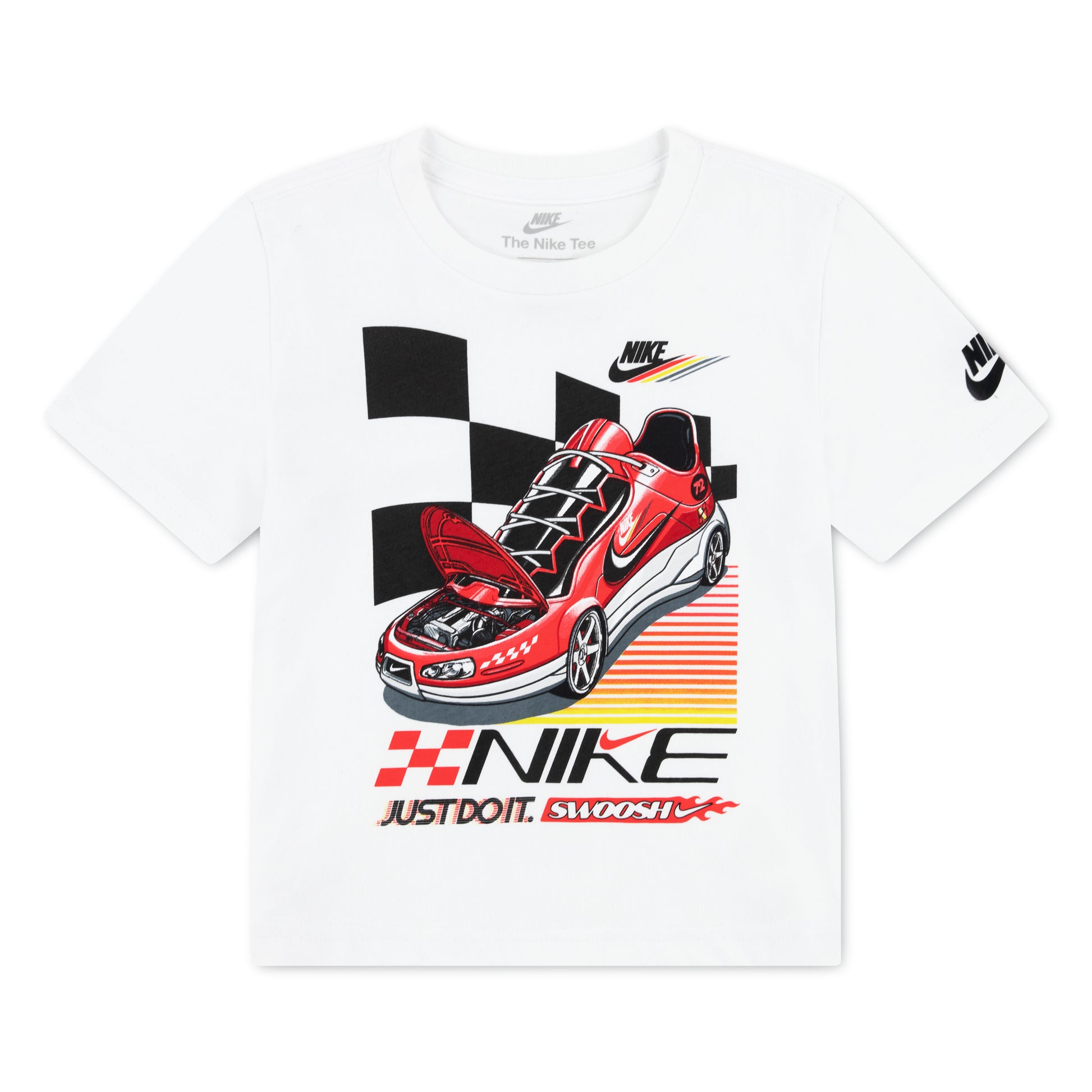 לילדים VICTORY LAP SS JERSEY NIKE חולצת טישרט WHITE / 2Y