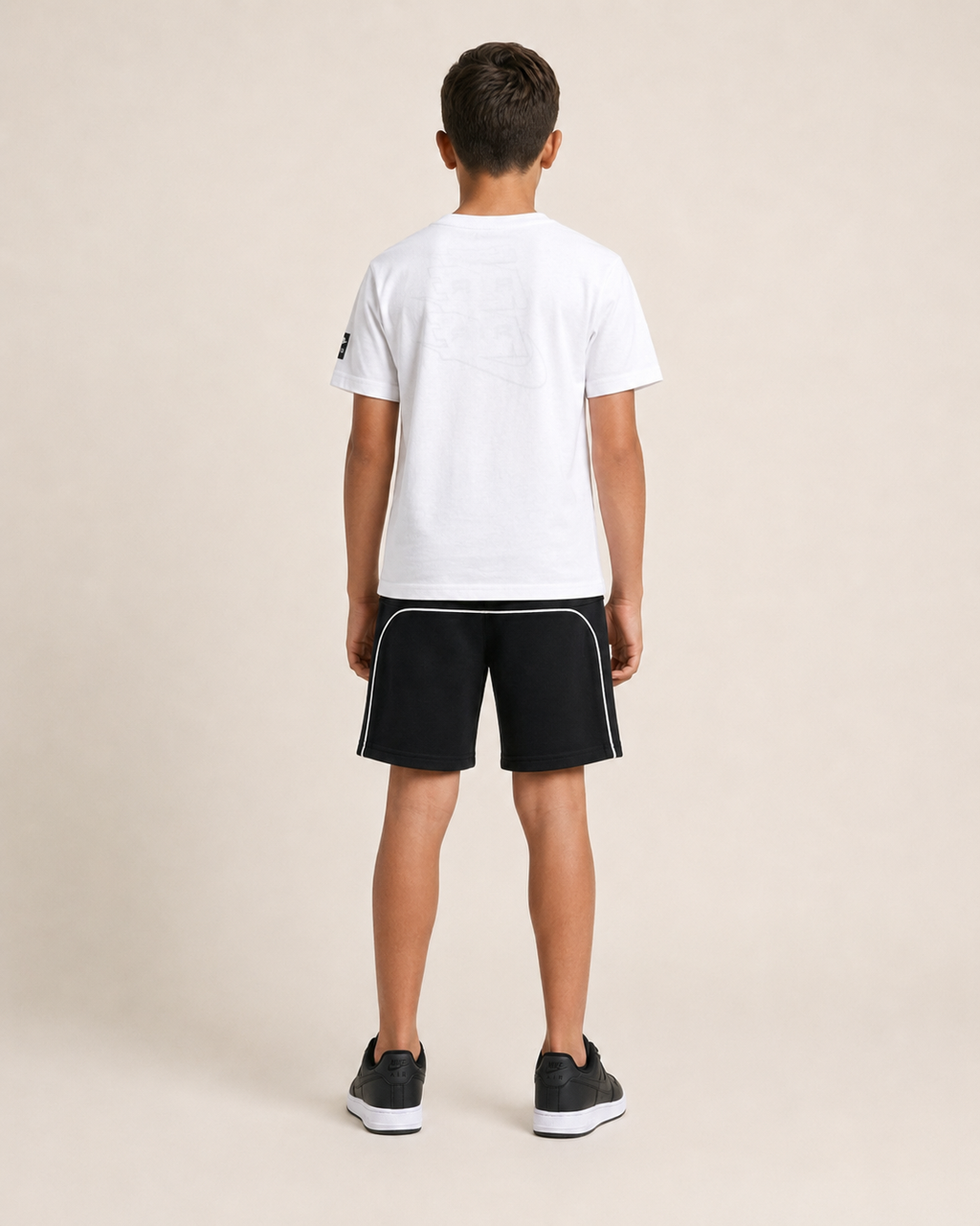לילדים B NK AIR FT NIKE חליפת WHITE / 2Y