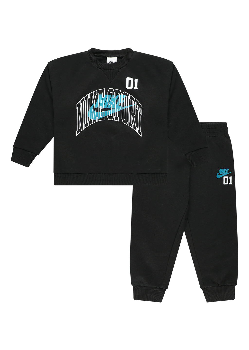 חליפת טרנינג NIKE Multisport Fleece לילדים BLACK / 2Y