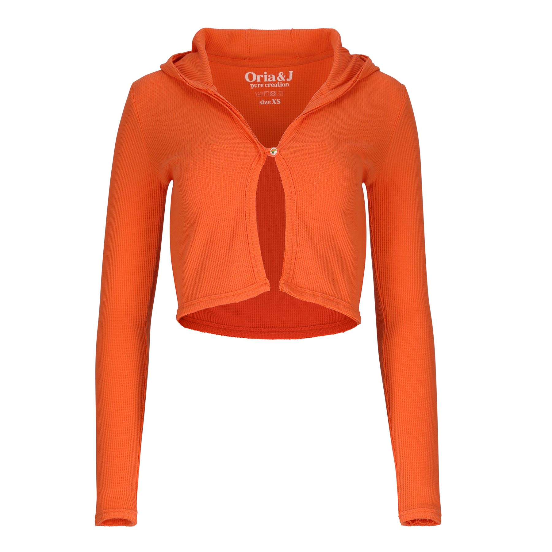 קארדיגן וואפל לנשים ORANGE ECLIPSE