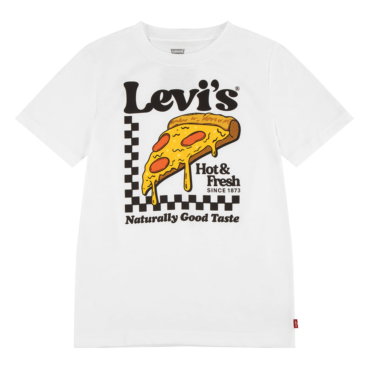 חולצת טי שרט LEVI'S הדפס פיצה לילדים