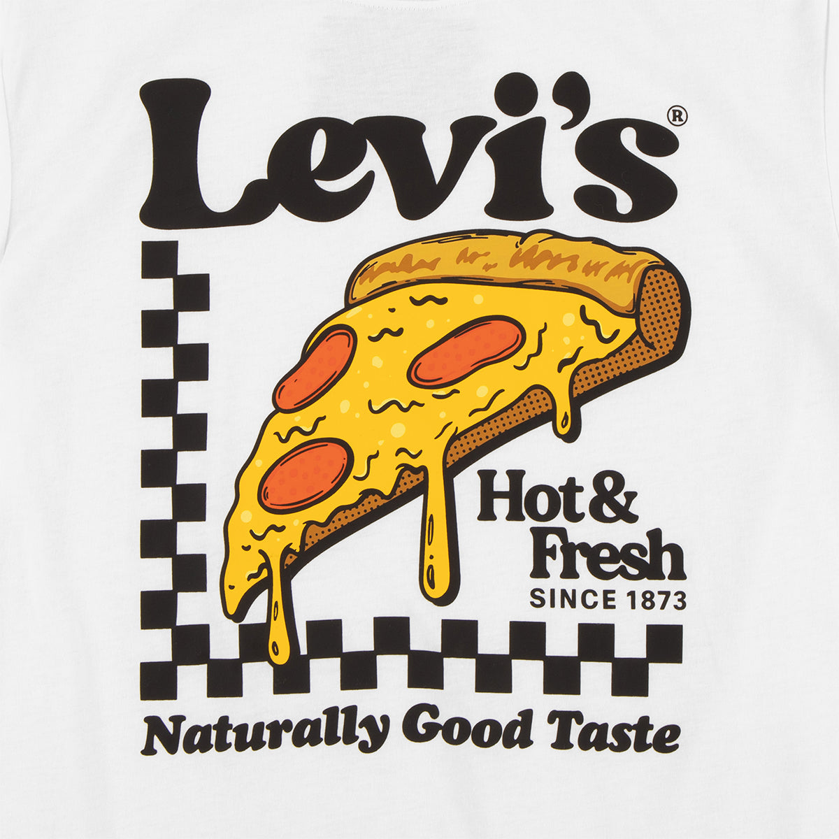 חולצת טי שרט LEVI'S הדפס פיצה לילדים