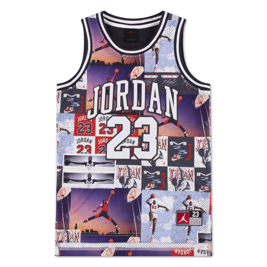 לילדים 23 AOP JERSEY JORDAN חליפת Red / 4XY