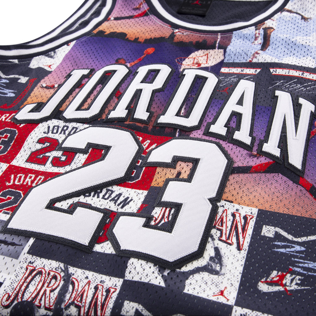 לילדים 23 AOP JERSEY JORDAN חליפת Red / 4XY
