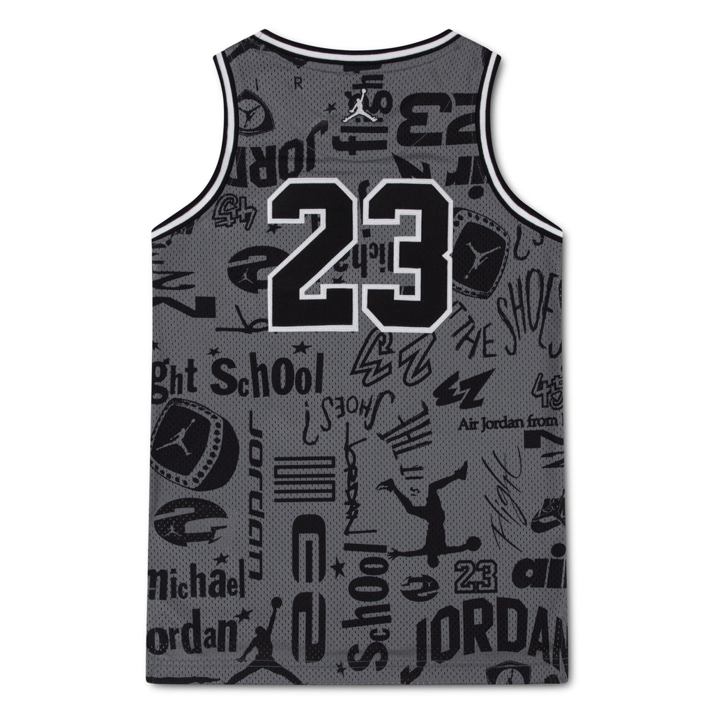 לילדים 23 AOP JERSEY JORDAN חליפת Gray / 4XY