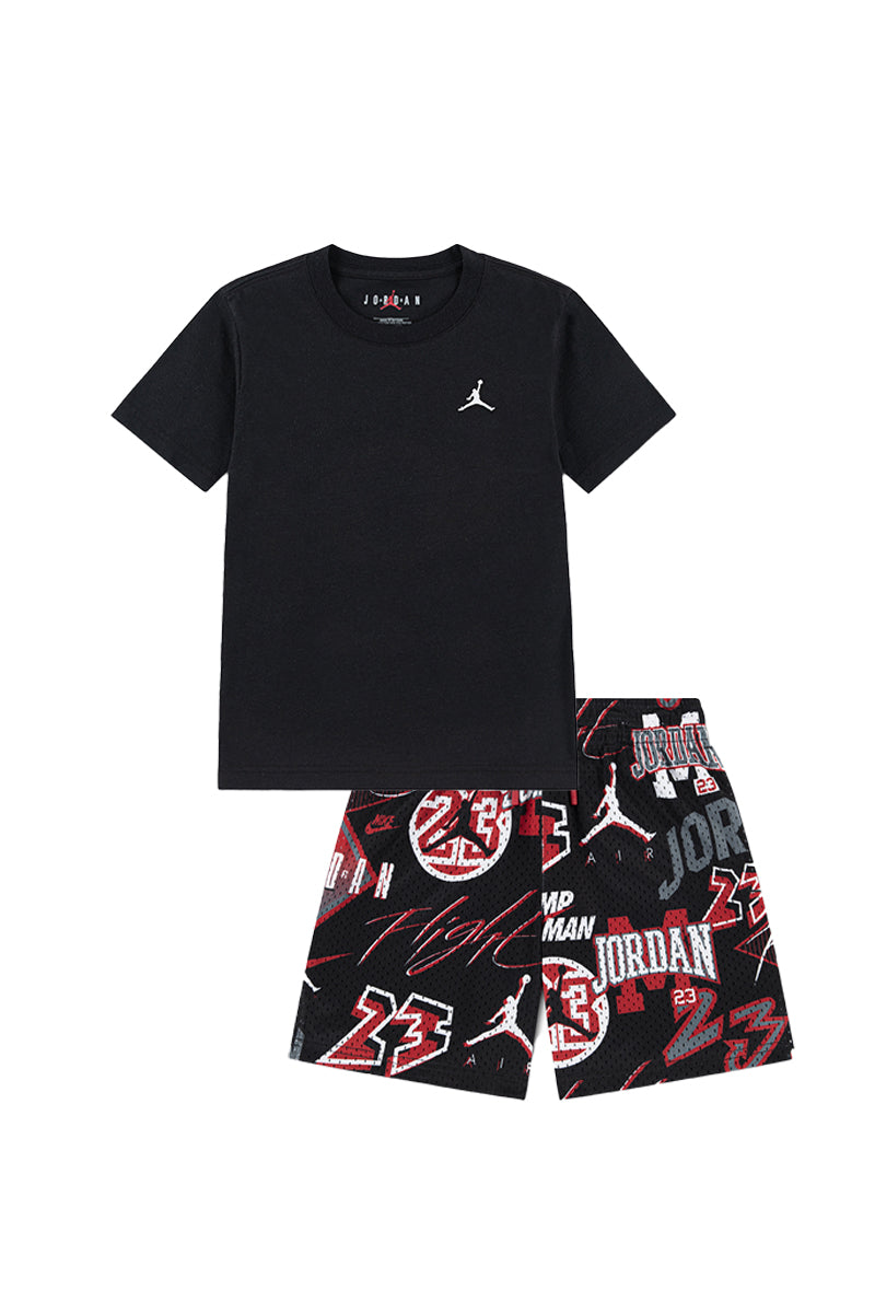 לילדים JUMPMAN AIR EMB JORDAN חליפת BLACK / 4XY