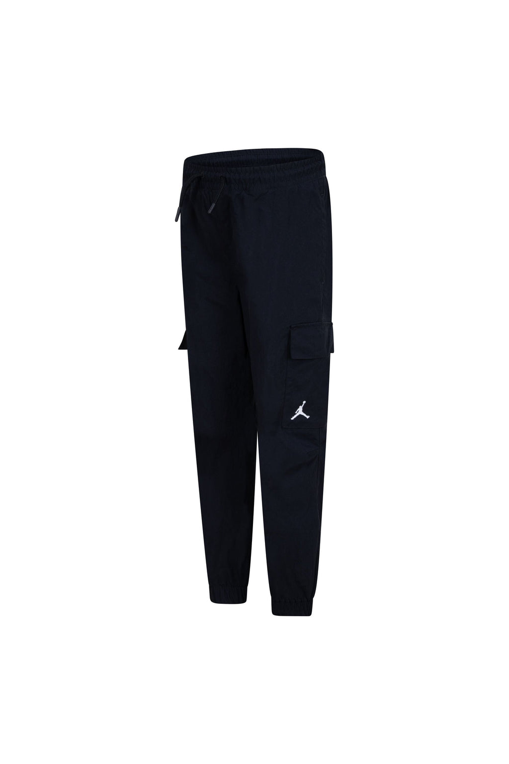 מכנסי דגמ״ח JORDEN עם כיסי טלאי ולוגו רקום לילדים BLACK / 4XY