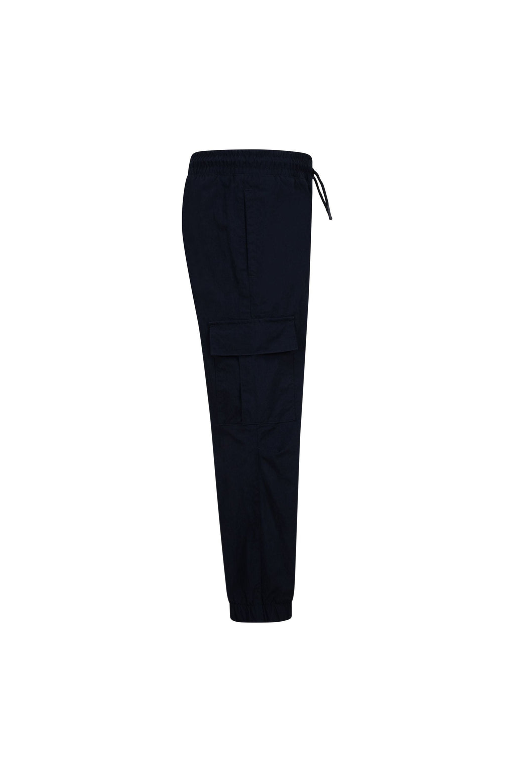 מכנסי דגמ״ח JORDEN עם כיסי טלאי ולוגו רקום לילדים BLACK / 4XY