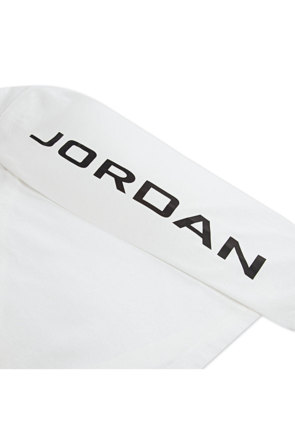 חולצת טישרט JORDEN ארוכה לוגו רקום וחיתוך מותג לילדים BEIGE / 4XY