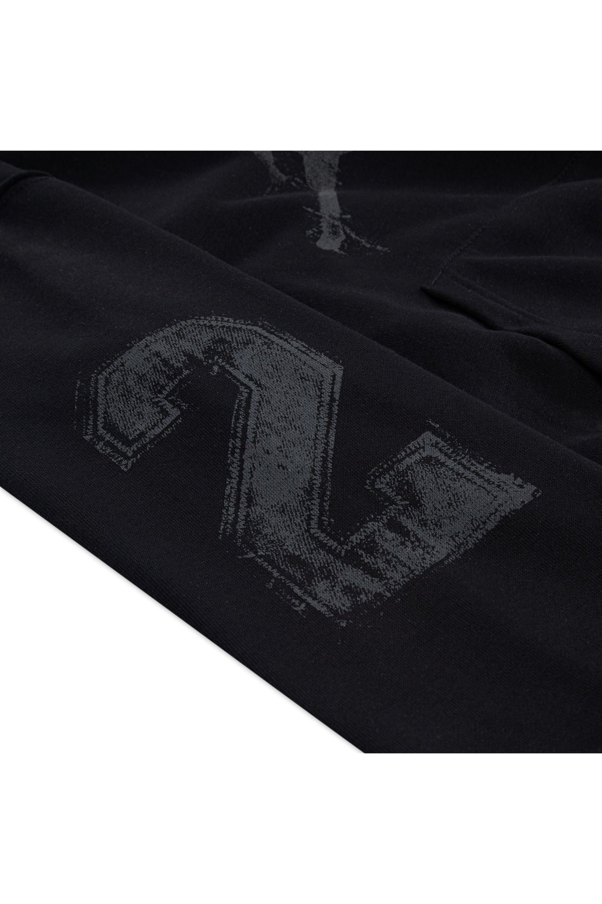 חליפת טרנינג JORDAN הדפסים גרפיים כיתוב גדול לילדים BLACK / 4XY