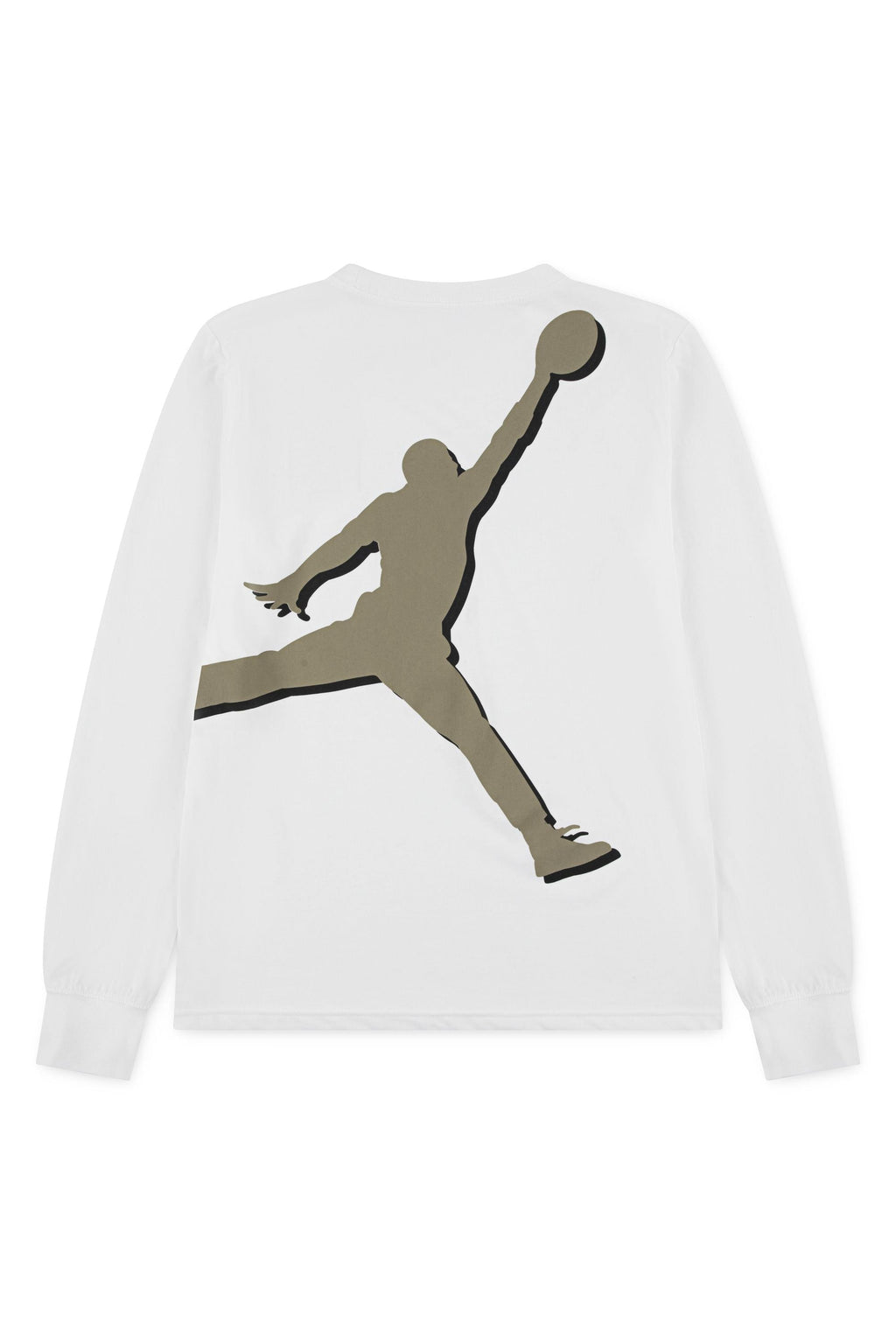 חולצת טישירט JORDEN לוגו מודגש בחזית ועיטור לוגו קטן לילדים WHITE / 4XY