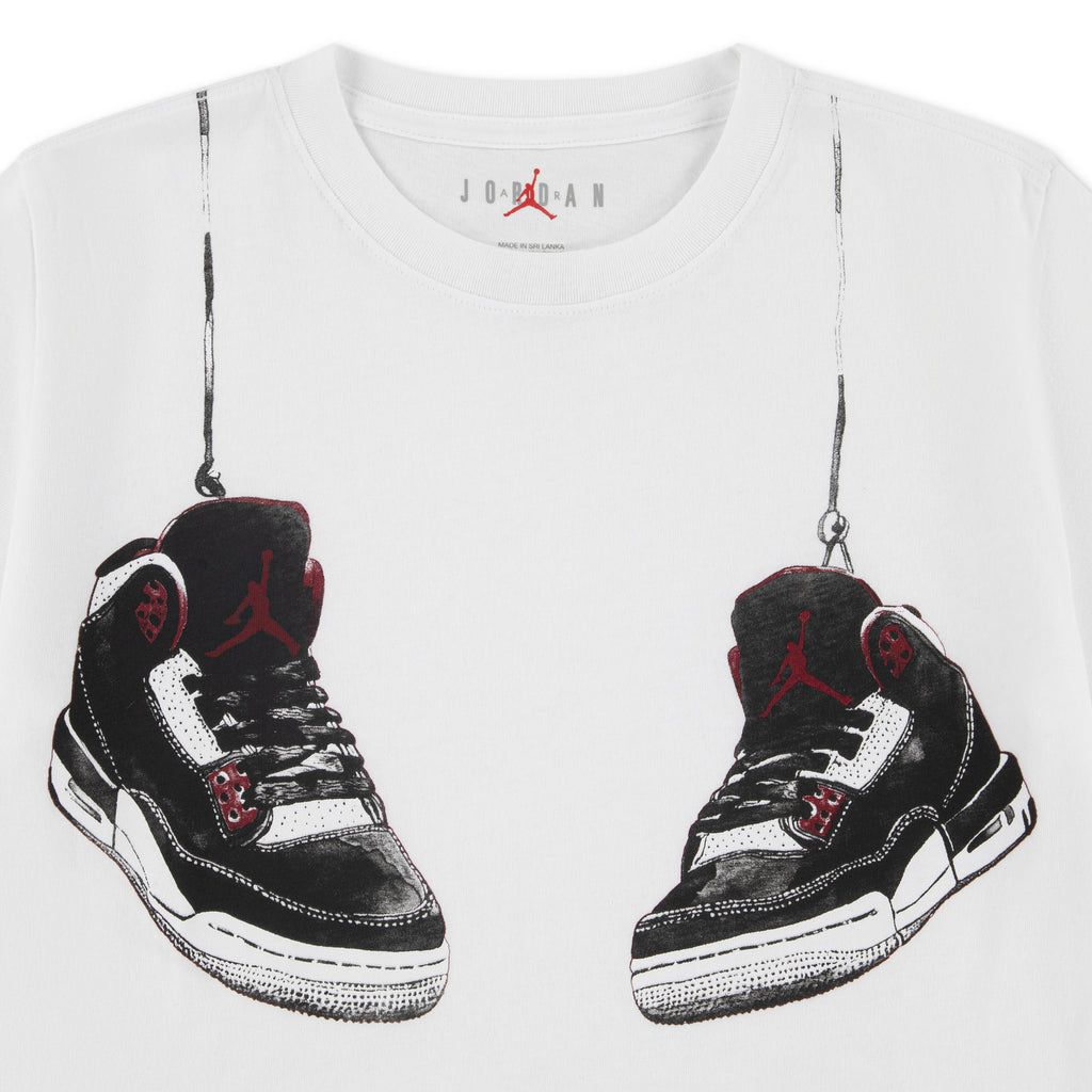 לילדים AJ3 SHOE STRINGS JORDAN חליפת WHITE / 4XY