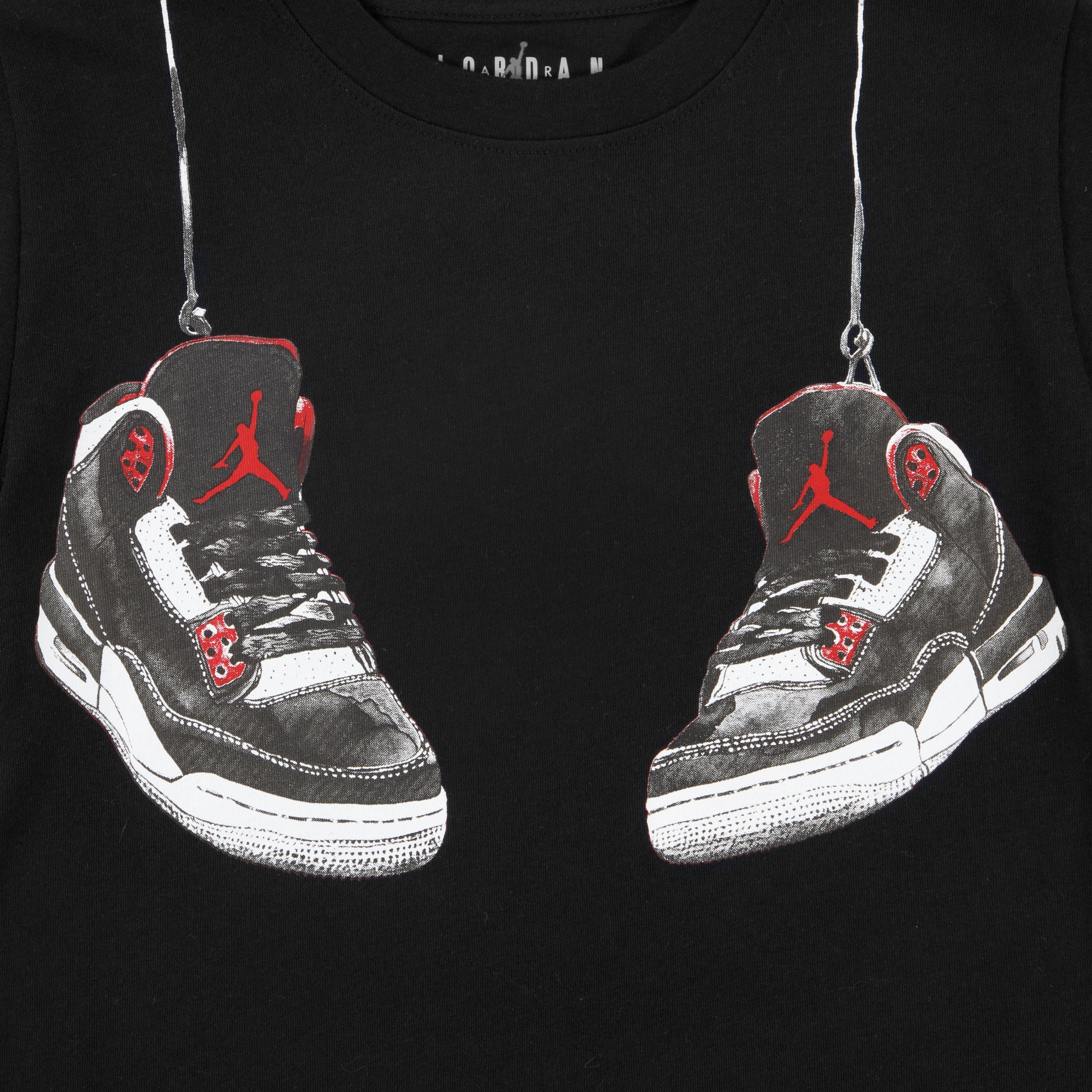 לילדים AJ3 SHOE STRINGS JORDAN חליפת BLACK / 4XY