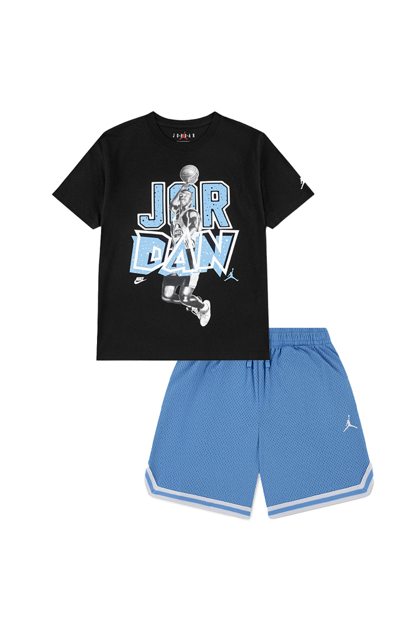 לילדים JDB ITP RETRO STACK JORDAN חליפת BLACK / 4XY