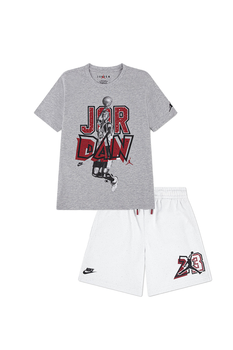 לילדים JDB ITP RETRO STACK JORDAN חליפת WHITE / 4XY