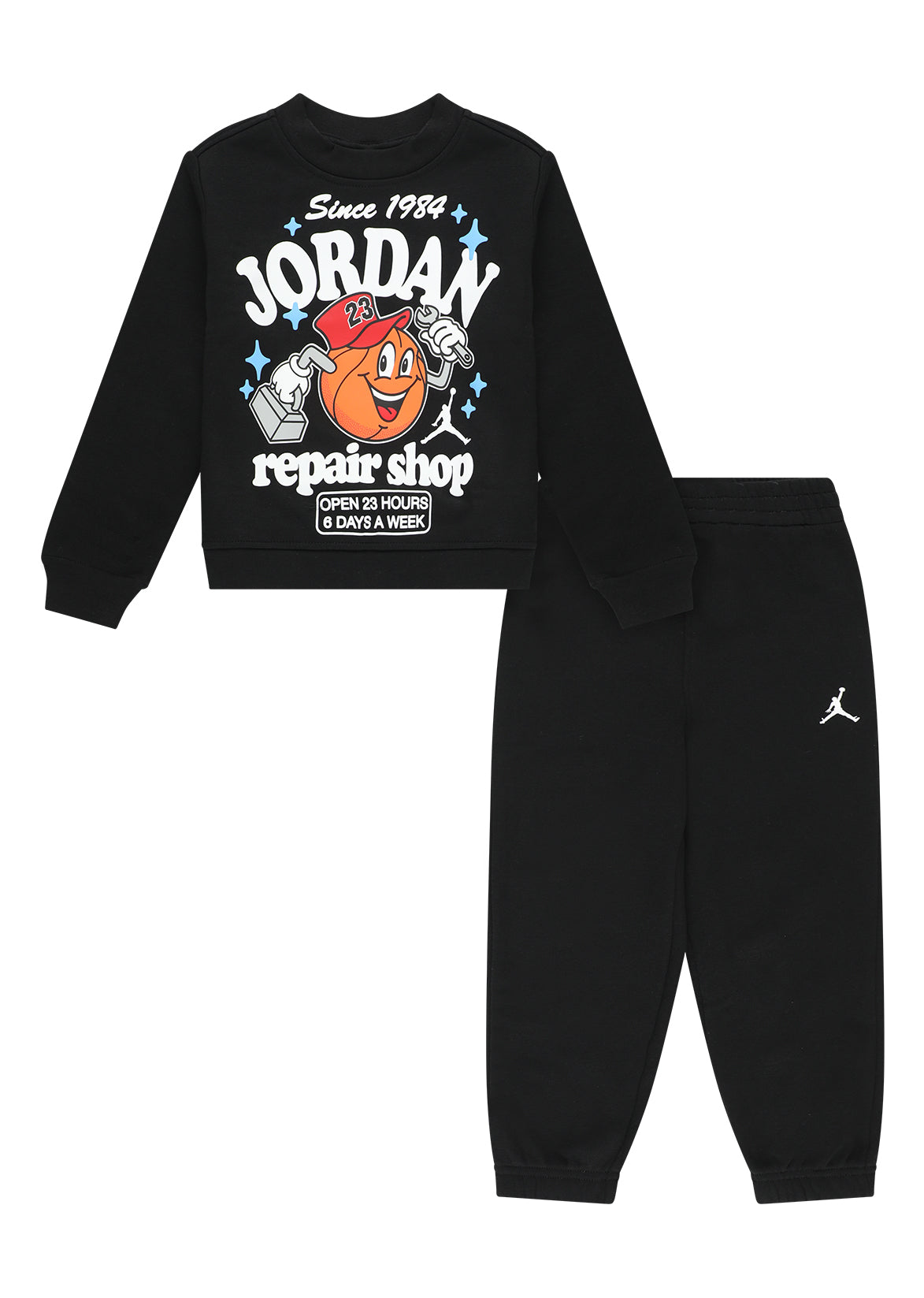 חליפת טרנינג JORDAN Mechanic Fleece לילדים BLACK / 2Y