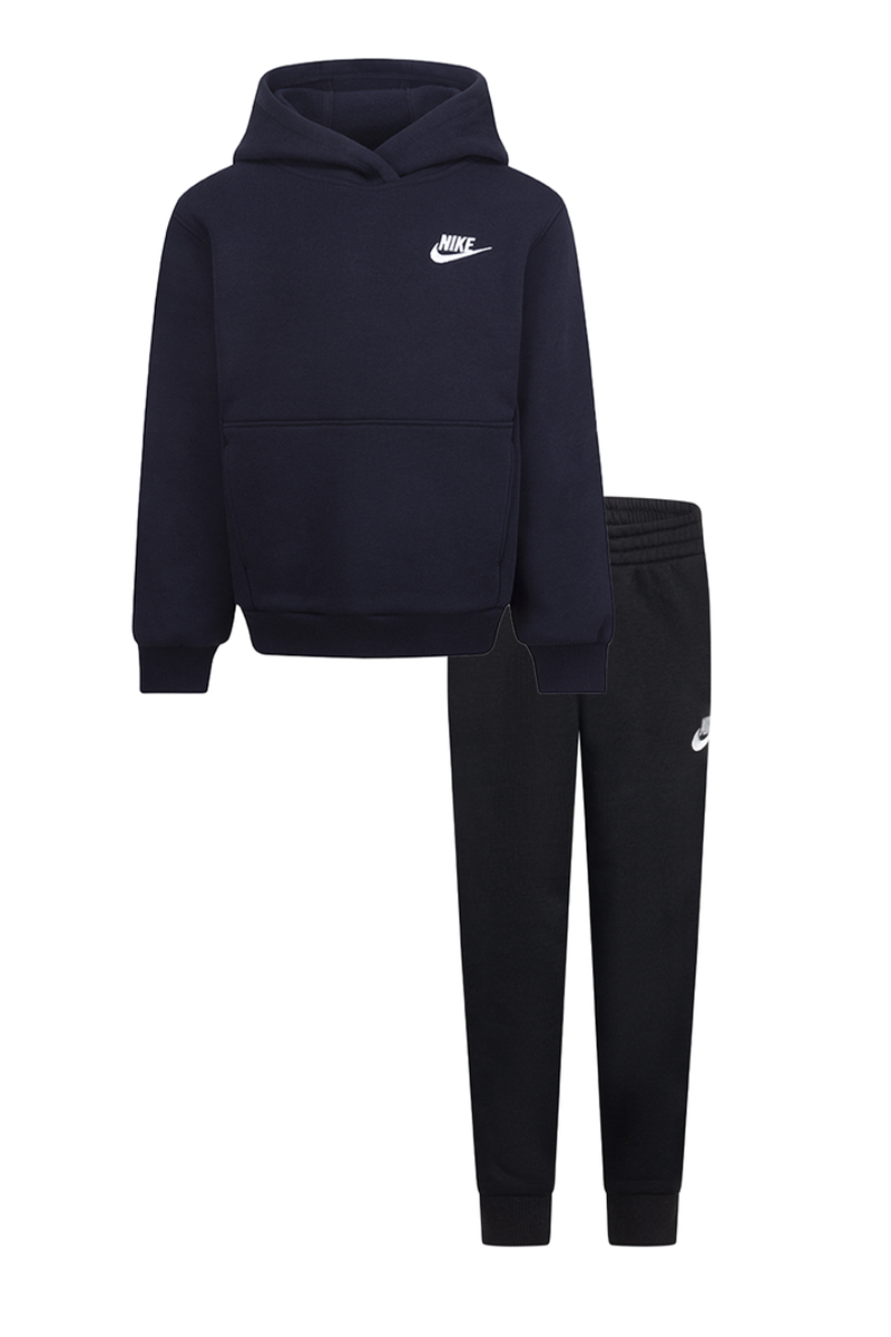 חליפת טרנינג NIKE לוגו סווש לבן קטן לילדים