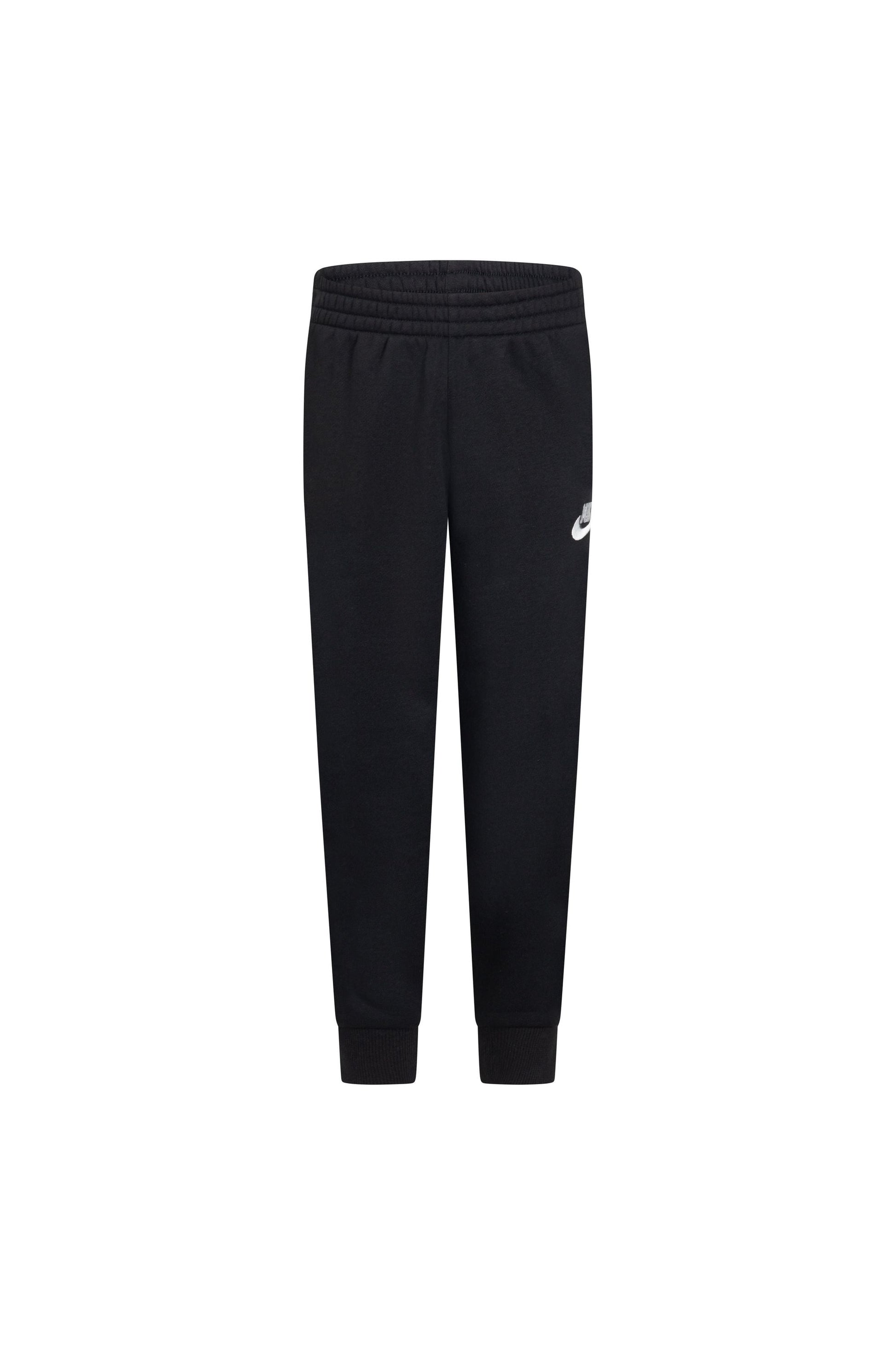 חליפת טרנינג NIKE לוגו סווש לבן קטן לילדים BLACK / 4XY