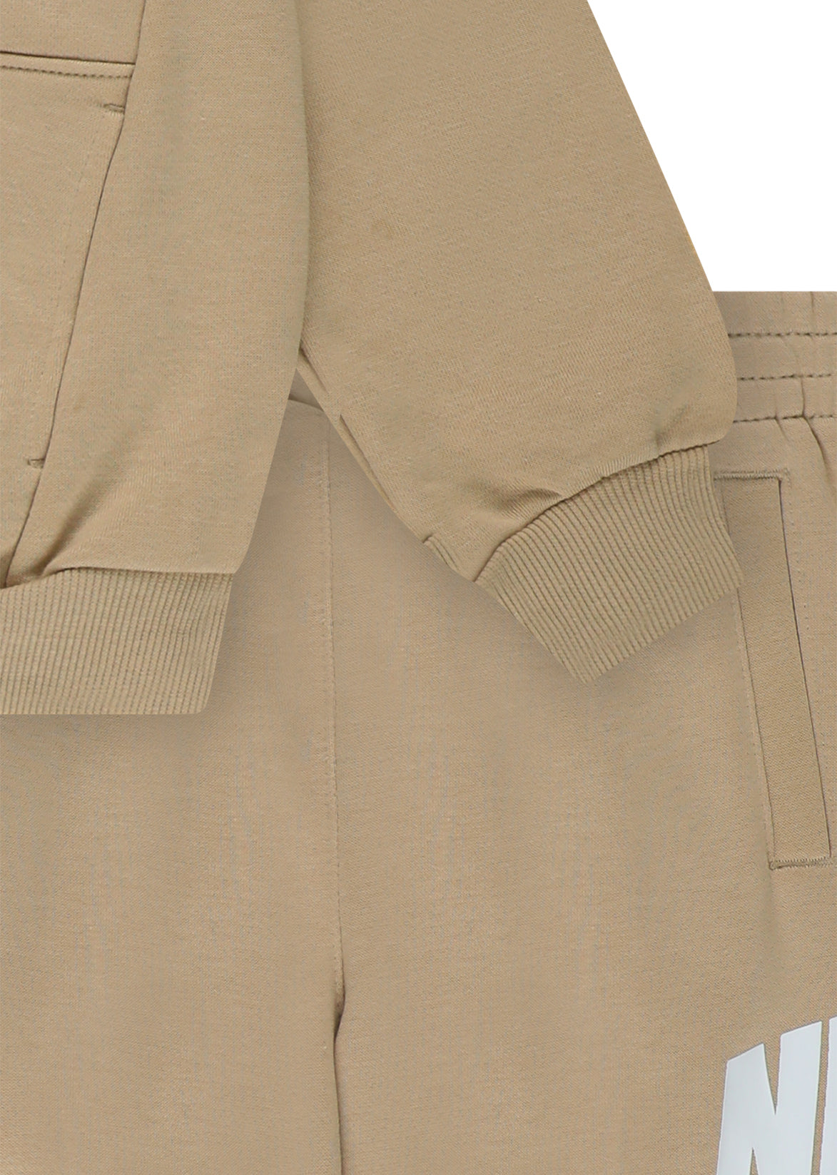 חליפת טרנינג NIKE Club Fleece HBR לילדים BEIGE / 4XY