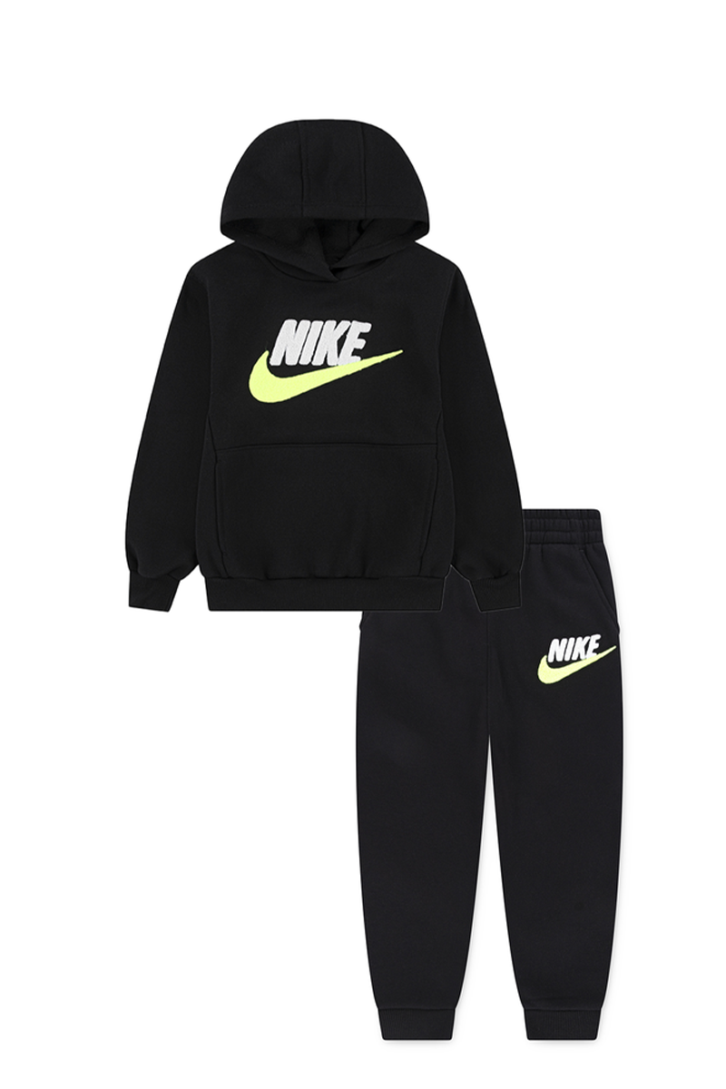 חליפת טרנינג NIKE קפוצ'ון הדפס לוגו וסווש לילדים