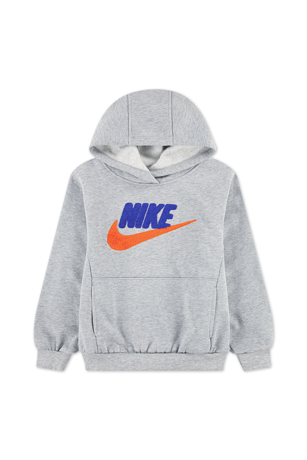 חליפת טרנינג NIKE קפוצ'ון הדפס לוגו וסווש לילדים BLACK / 4XY