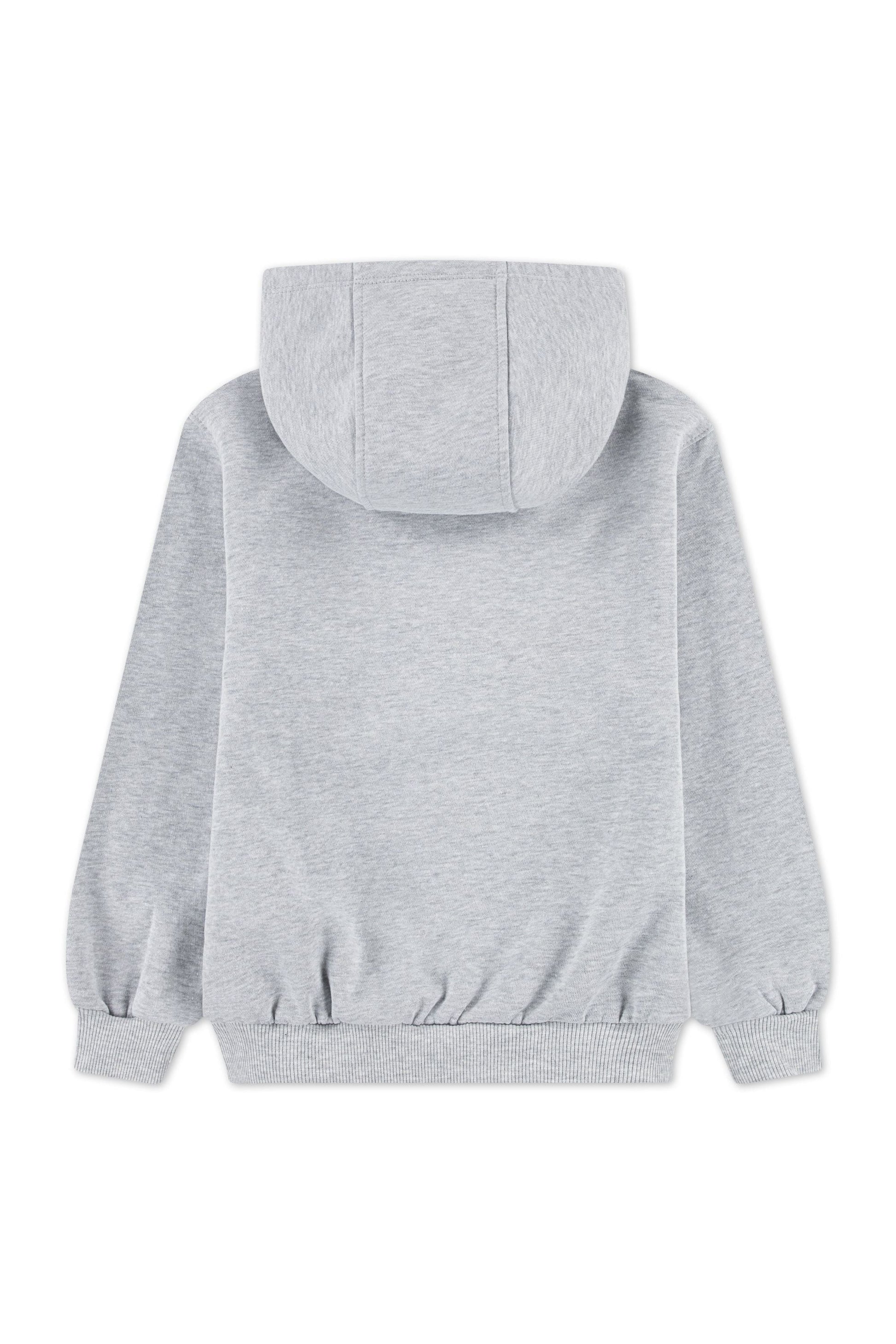 חליפת טרנינג NIKE קפוצ'ון הדפס לוגו וסווש לילדים BLACK / 4XY