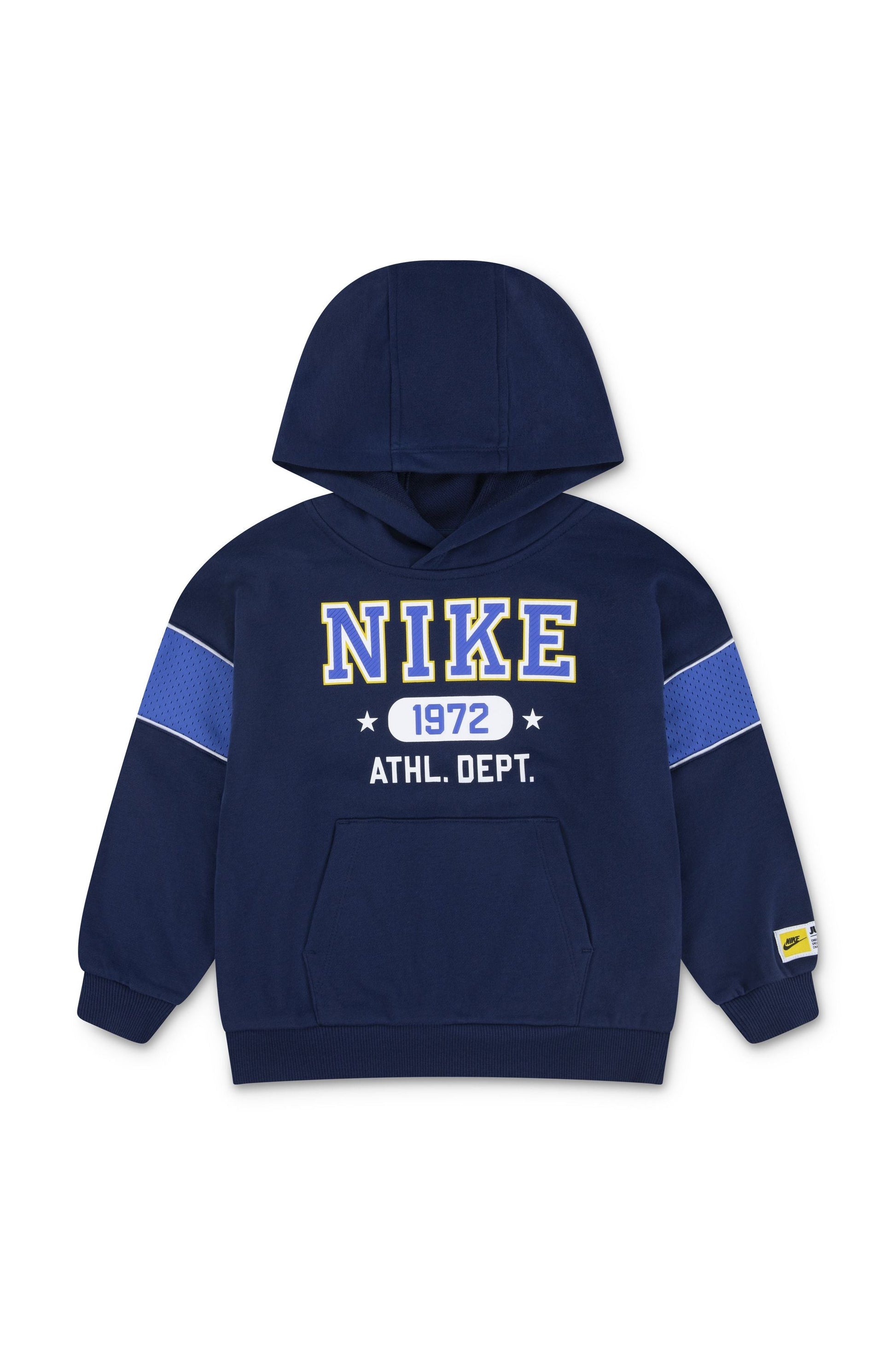 חליפת טרנינג NIKE לוגו סווש לבן לילדים BLUE / 4XY