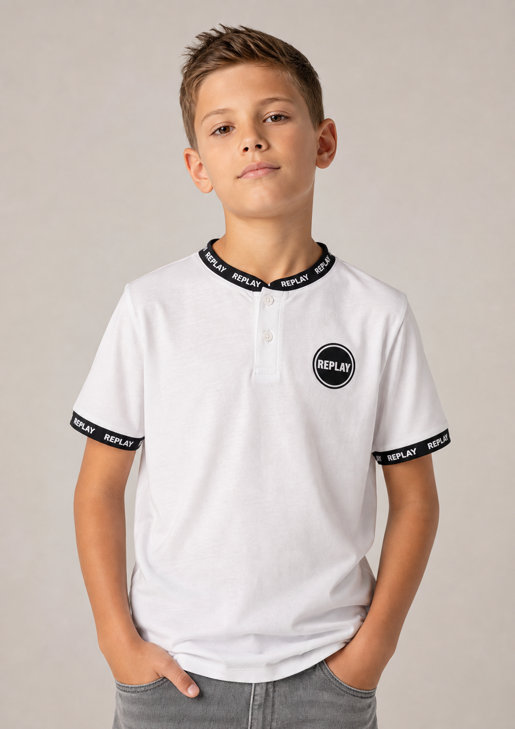 Replay boys tee front
