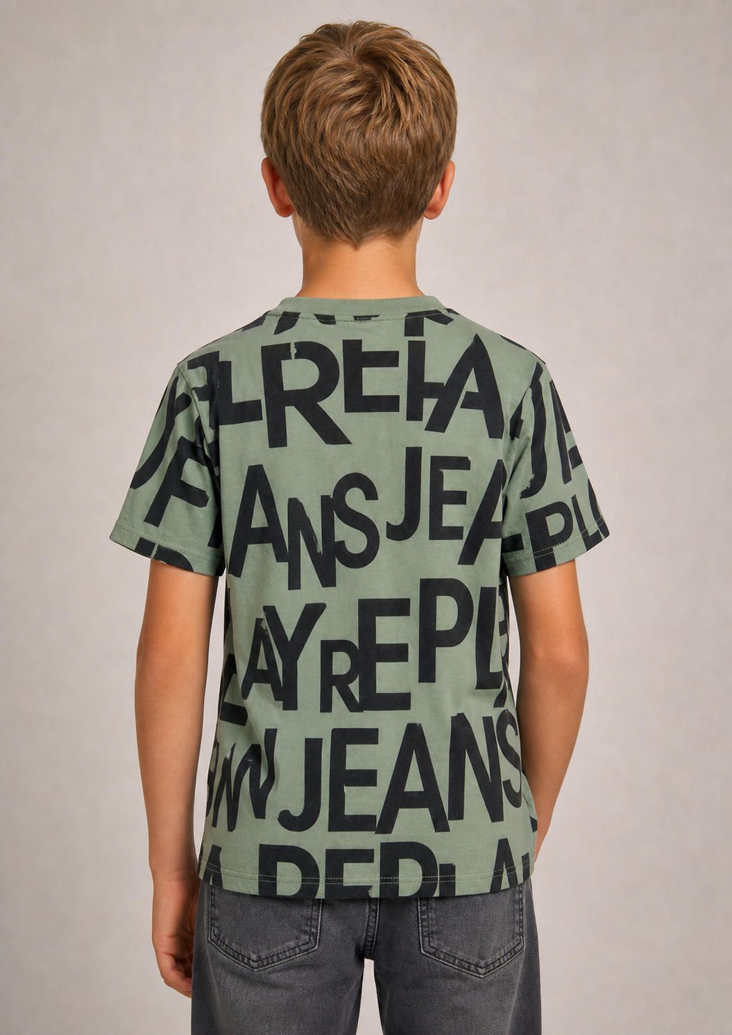 Replay boys allover tee back