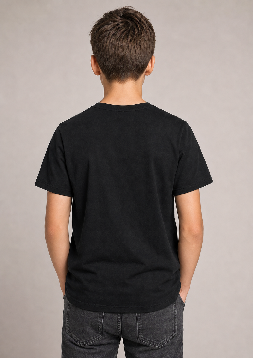 Replay boys black tee back