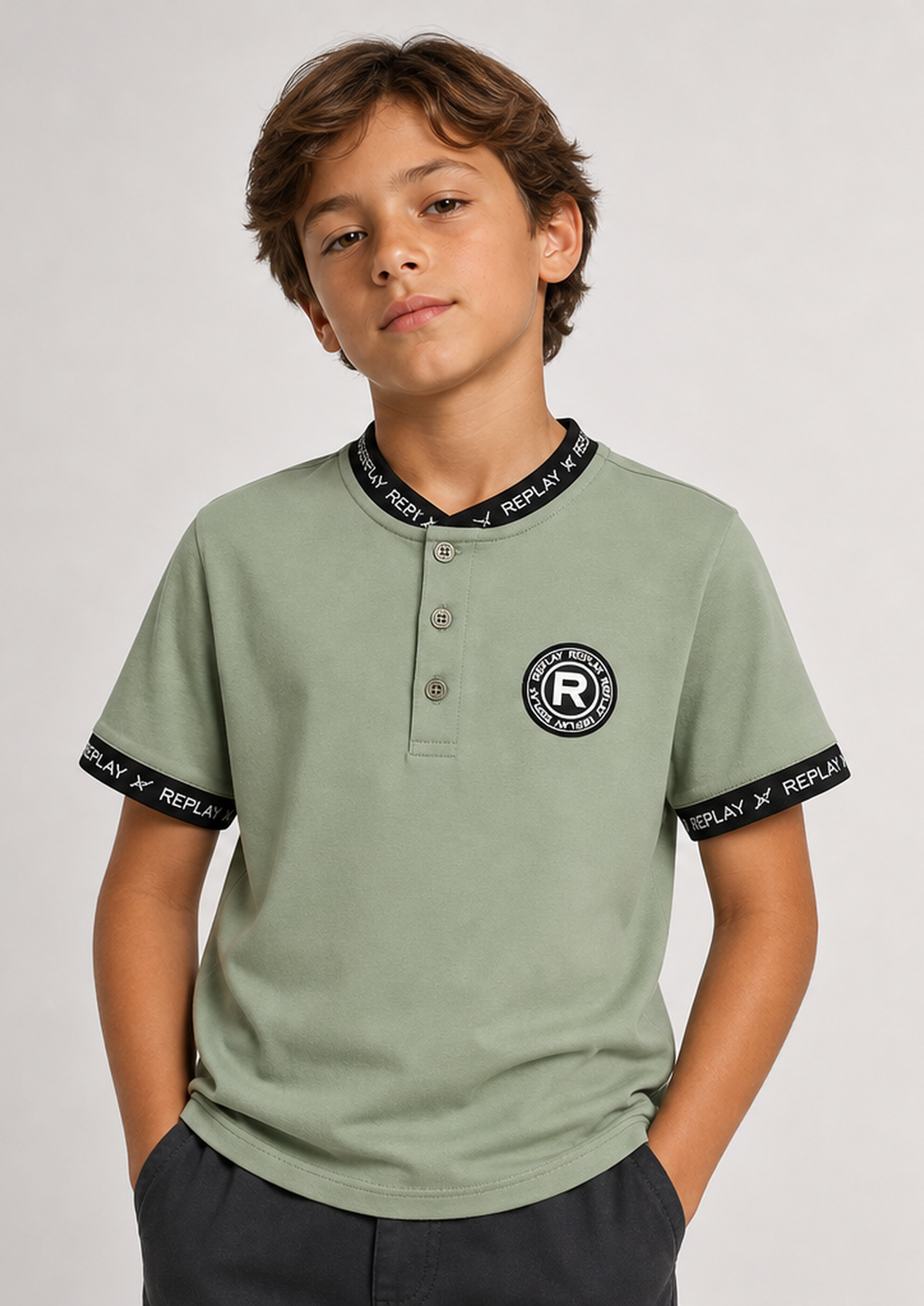 REPLAY boys sage henley front