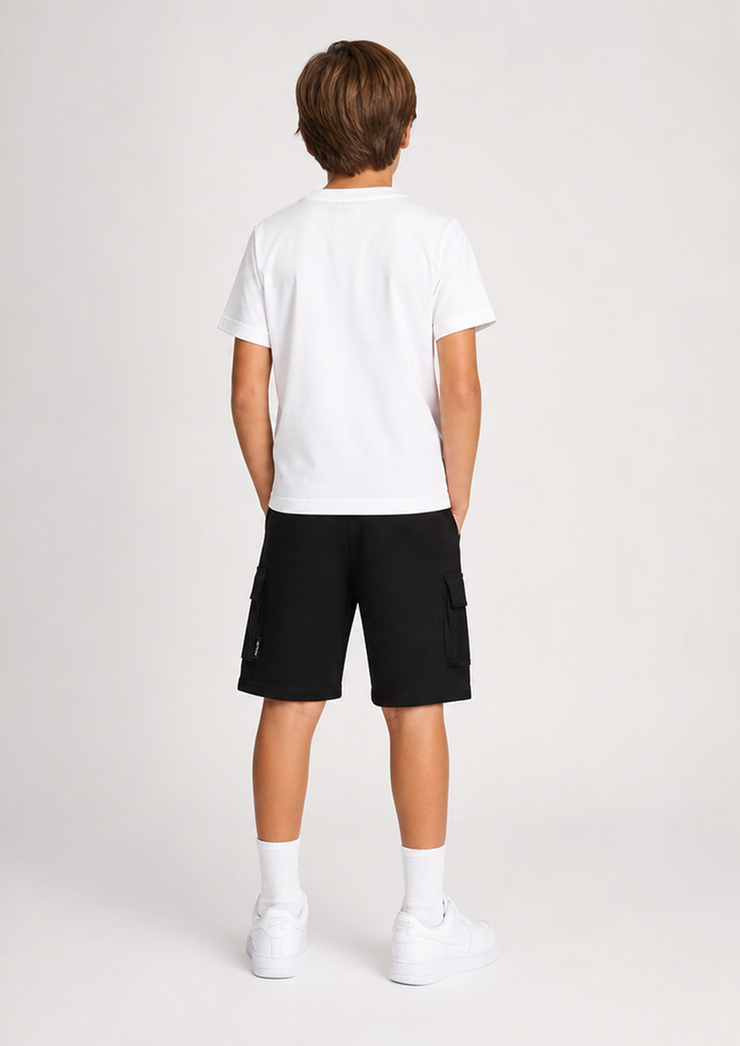 REPLAY boys white black set back