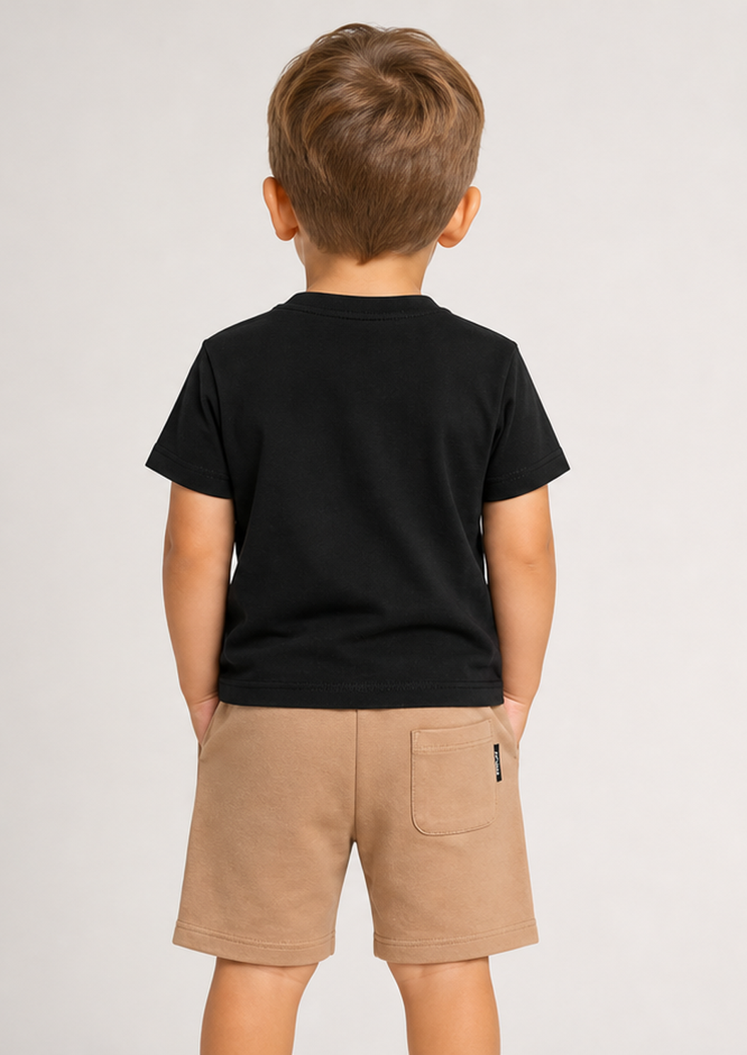 REPLAY baby boys black camel set back