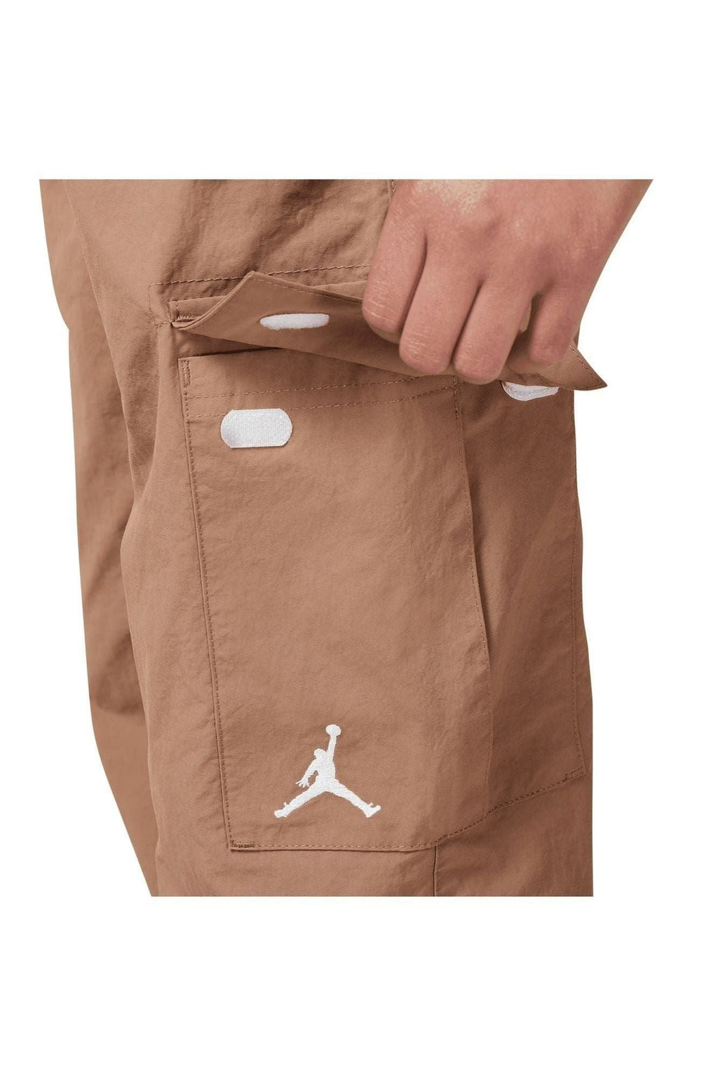 מכנסי דגמ"ח JORDEN כיסים צדדיים ולוגו Jumpman לילדים BEIGE / 12-13Y