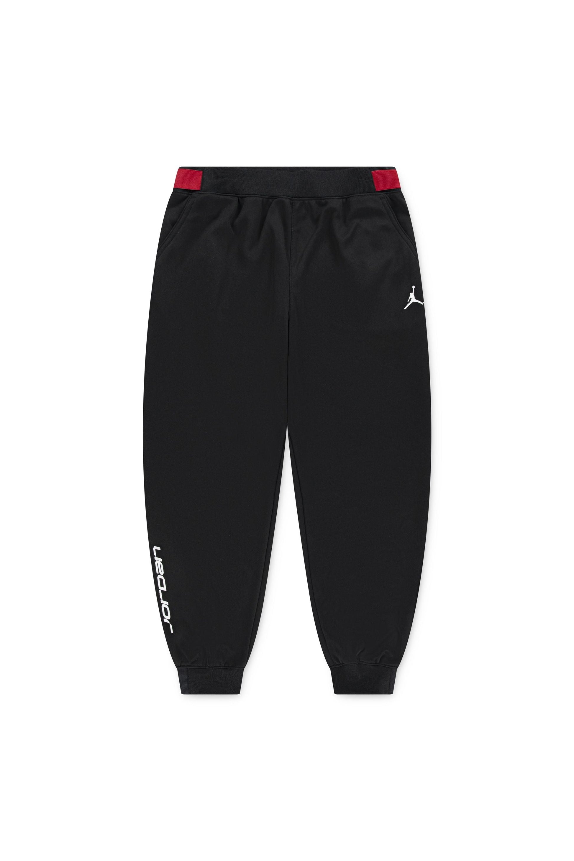 חליפת טרנינג JORDAN קפוצ’ון לוגו ג’אמפמן לבן באמצע לילדים BLACK / 12-13Y