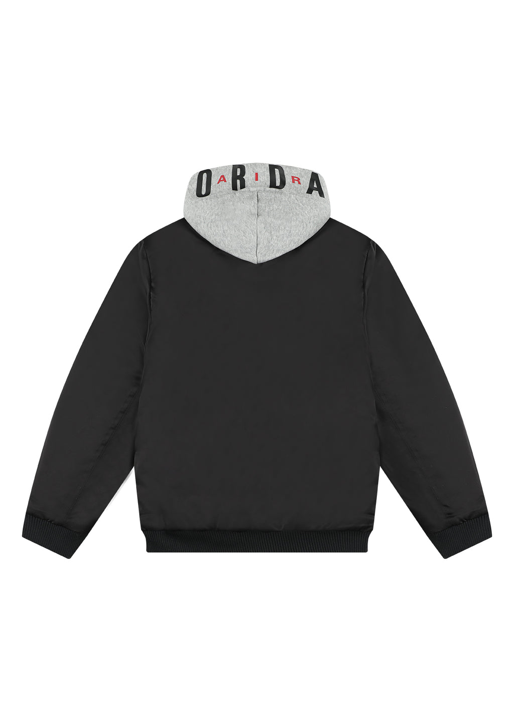 מעיל בומבר JORDAN Big Logo עם קפוצ׳ון לילדים BLACK / 4XY