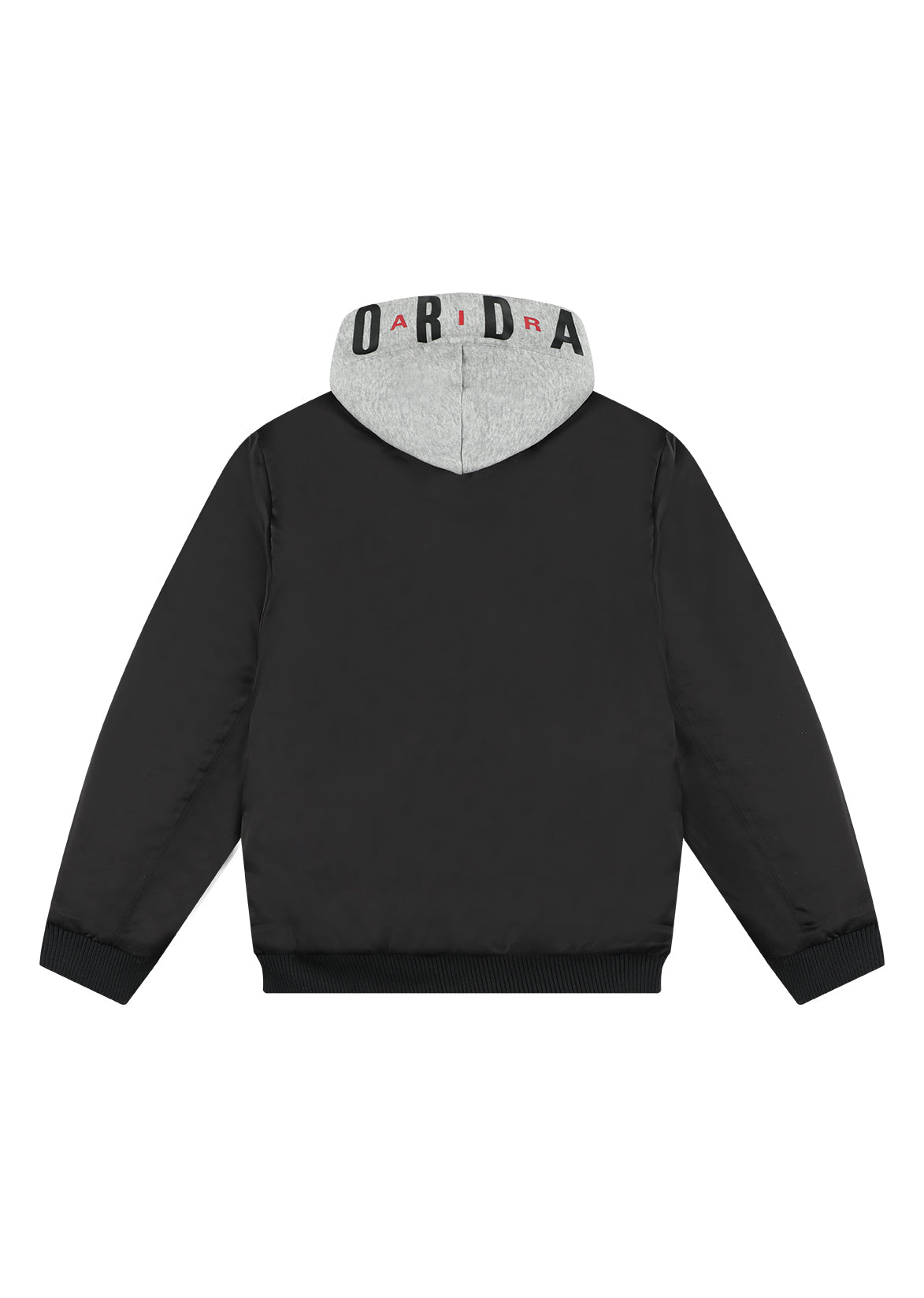 מעיל בומבר JORDAN Big Logo עם קפוצ׳ון לילדים BLACK / 4XY