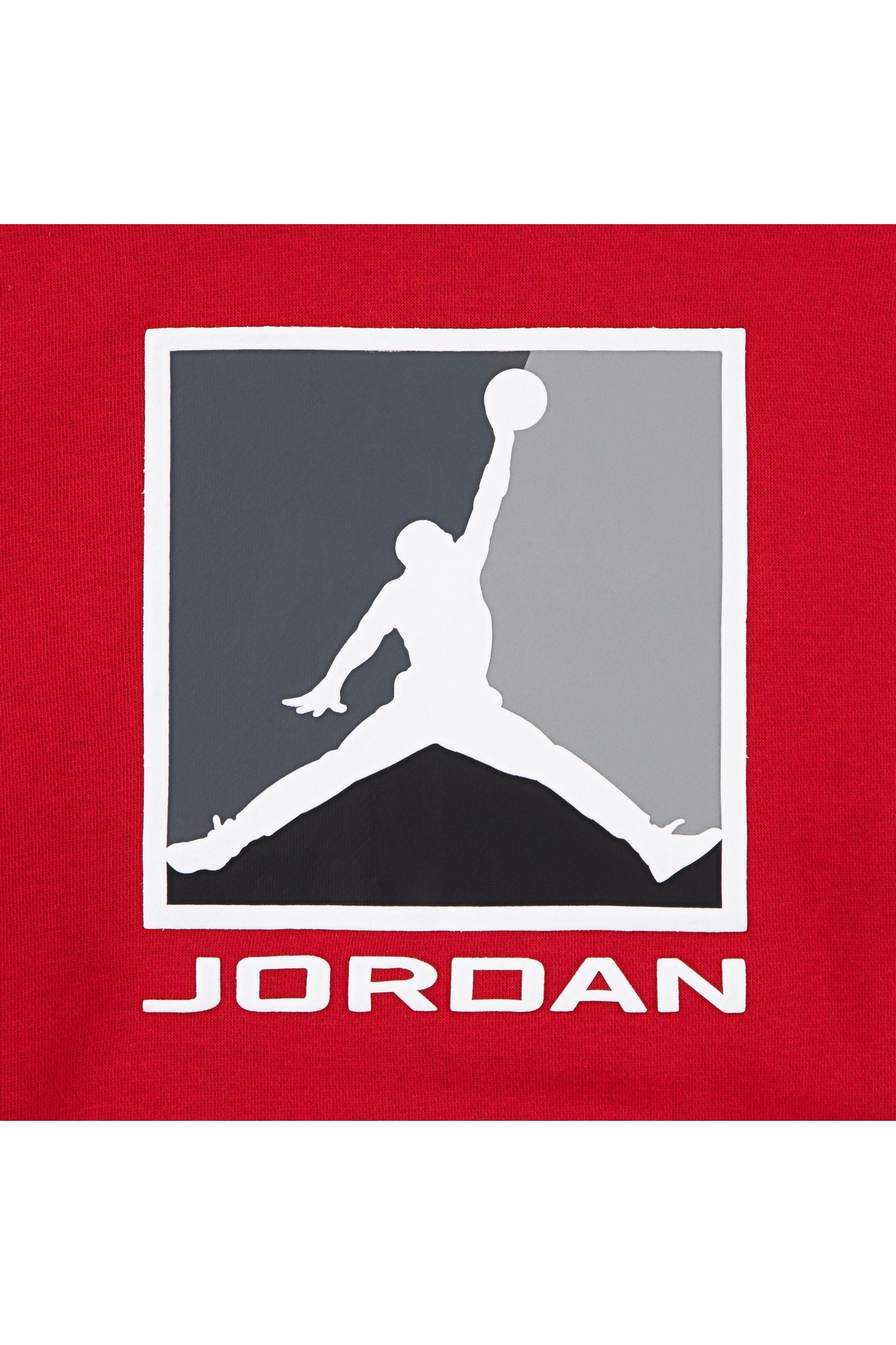 חליפת טרנינג JORDAN קפוצ’ון לוגו Jumpman לילדים Red / 12-13Y