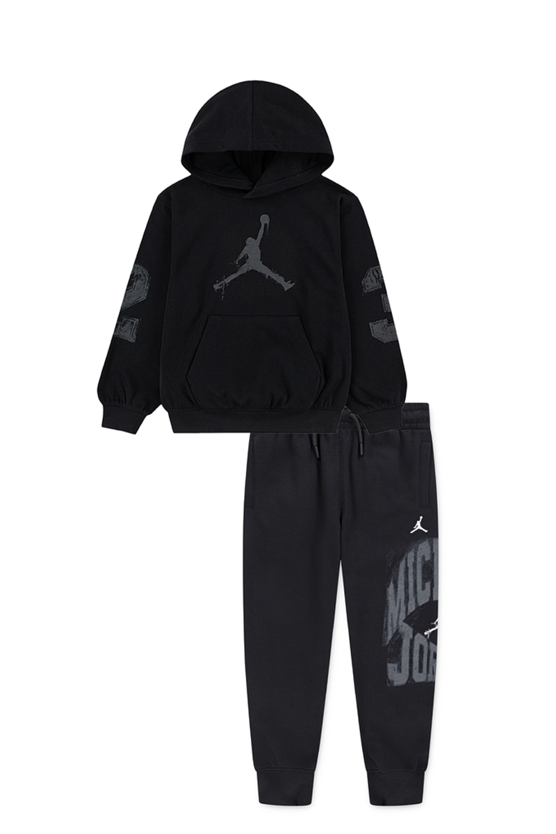 חליפת טרנינג JORDAN הדפסים גרפיים כיתוב גדול לילדים