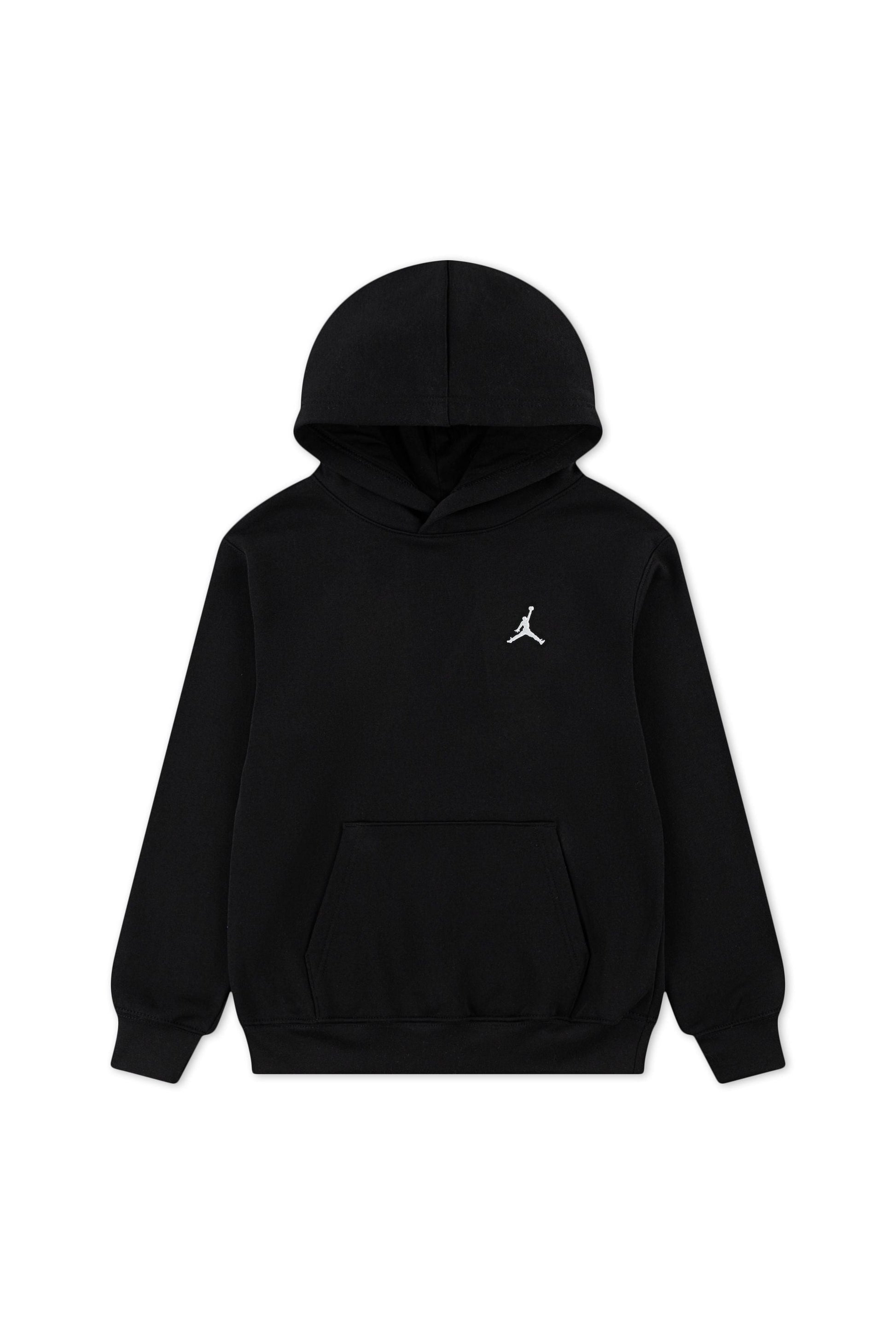 חליפת טרנינג JORDAN קפוצ'ון סמל בצד וכיס לילדים BLACK / 12-13Y