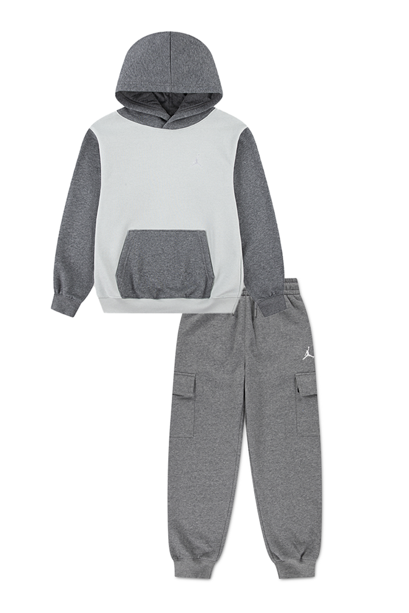 חליפת טרנינג JORDAN קפוצ'ון סמל בצד וכיס לילדים