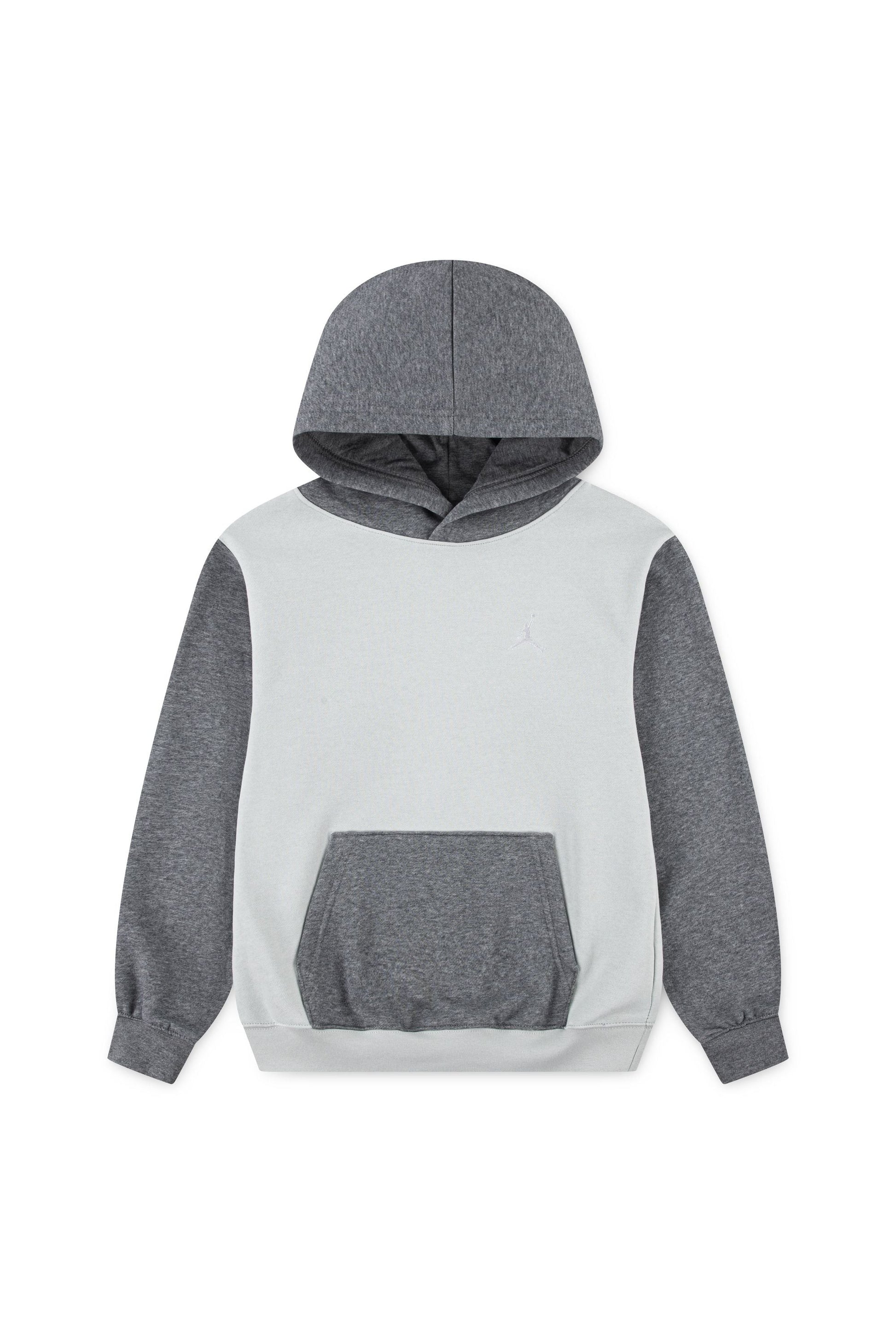 חליפת טרנינג JORDAN קפוצ'ון סמל בצד וכיס לילדים BLACK / 12-13Y