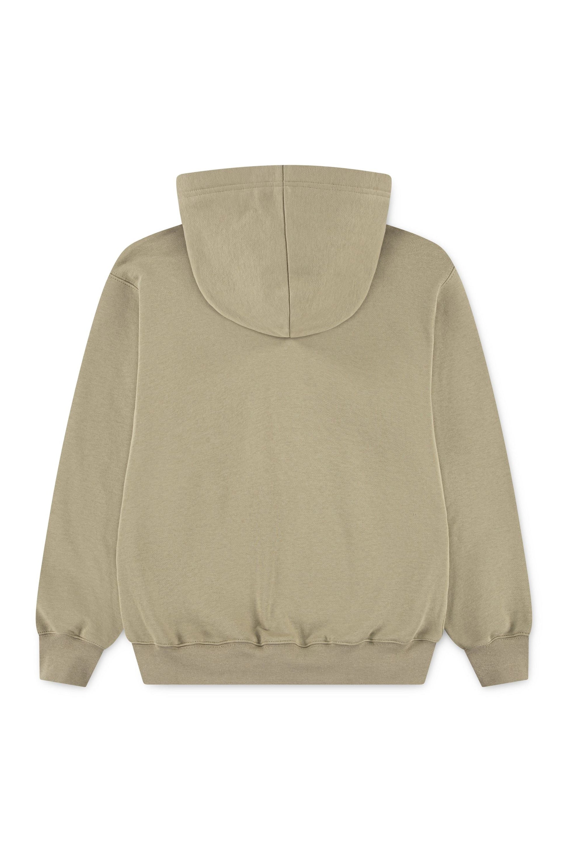 חליפת טרנינג JORDAN קפוצ'ון סמל בצד וכיס לילדים BEIGE / 12-13Y