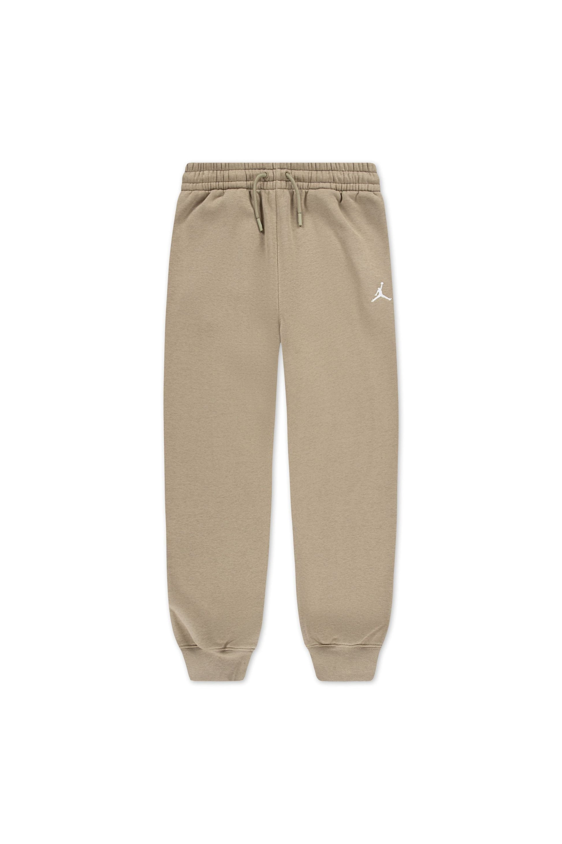 חליפת טרנינג JORDAN קפוצ'ון סמל בצד וכיס לילדים BEIGE / 12-13Y