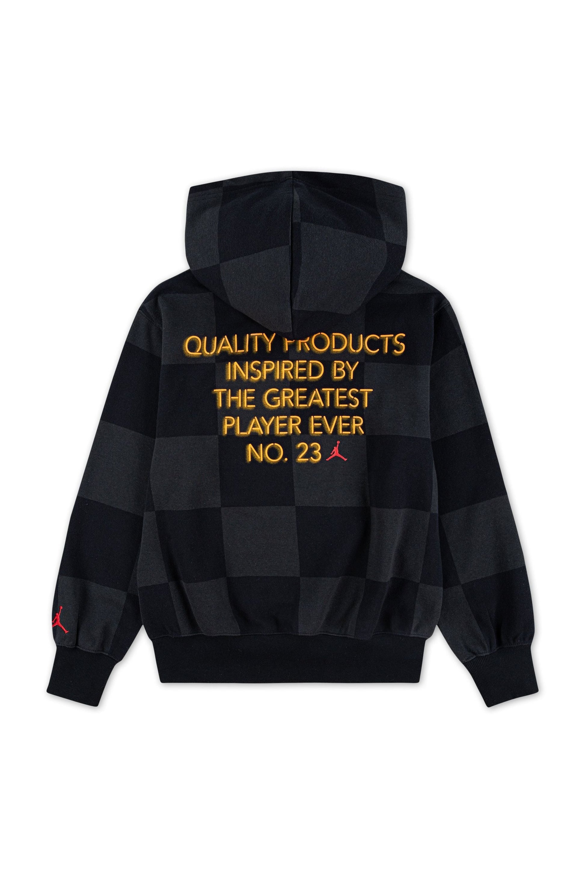 חליפת טרנינג JORDAN קפוצ'ון עם כיס קדמי ולוגו Jumpman לילדים BLACK / 12-13Y