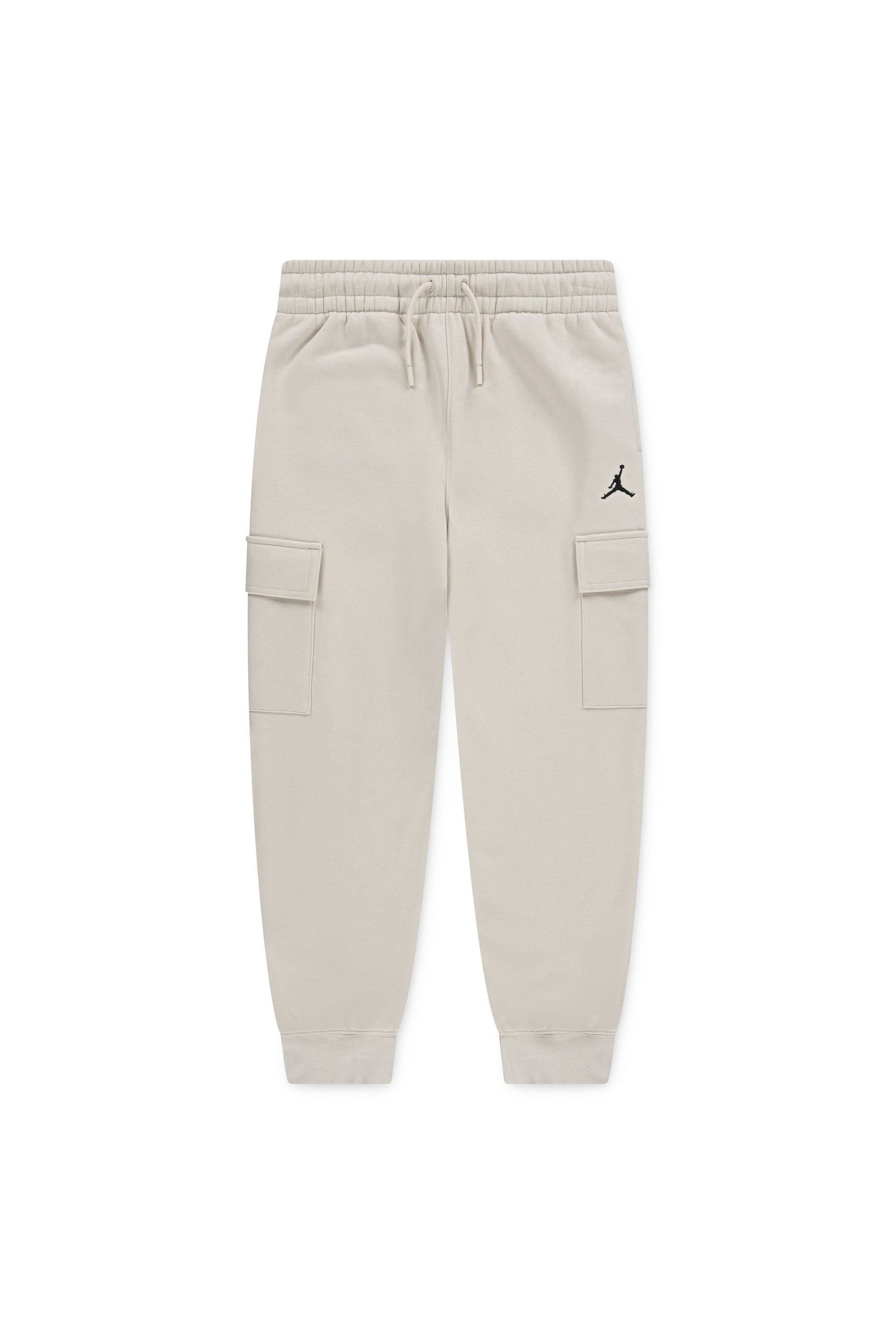 חליפת טרנינג JORDAN קפוצ’ון בעיצוב לוגו ג’אמפמן לילדים GRAY / 12-13Y